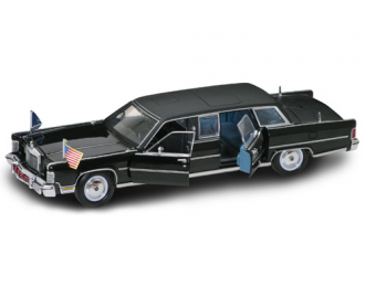 LINCOLN Continental Reagan car (1972), Presidental Series 1:24, черный