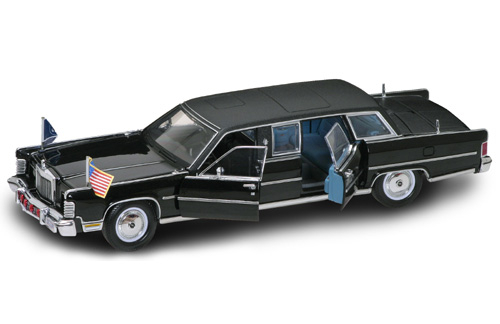 LINCOLN Continental Reagan car (1972), Presidental Series 1:24, черный