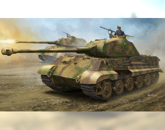Сборная модель Немецкий танк Tiger King «Porsche»