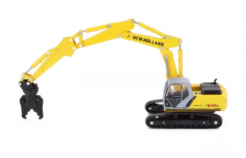 NEW HOLLAND E245 Mf Demolition Escavatore Cingolato Tractor Excavator, Yellow Grey Black