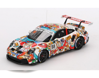 PORSCHE 911 992 Gt3 R Coupe Team Bingo Racing №88 Am Class Carrera Cup Japan (2024) Tiger Wu, Various