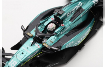 ASTON MARTIN F1 Amr23 Team Aramco Cognizant №18 Canada Gp (2023) Lance Stroll, Green