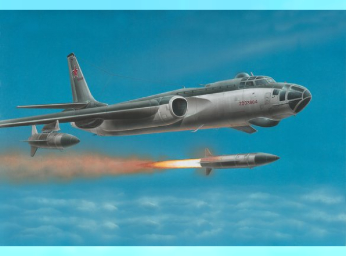 Сборная модель Бомбардировщик Ту-16К-26