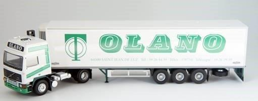 VOLVO F12 c полуприцепом-рефрижератором "OLANO" 1985