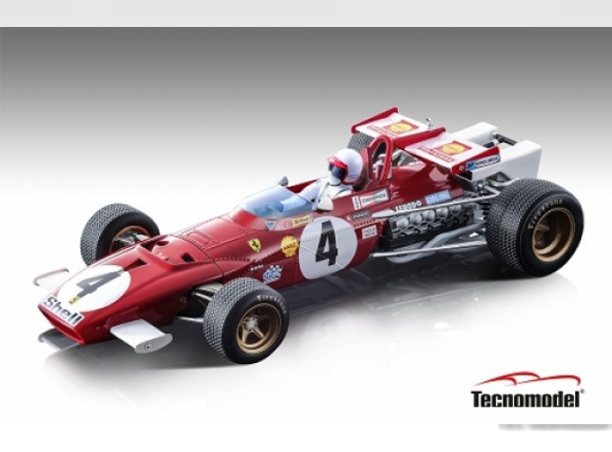 Ferrari 312B 1970 Winner GP Italia #4 Driven by: Clay Regazzoni - with driver figure