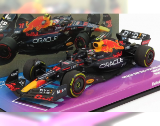 RED BULL F1 Rb18 Team Oracle Red Bull Racing №11 4th Miami Gp (2022) Sergio Perez, Matt Blue Yellow Red