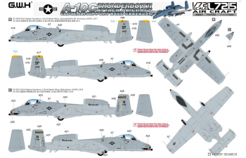Сборная модель американский штурмовик A-10C Thunderbolt II