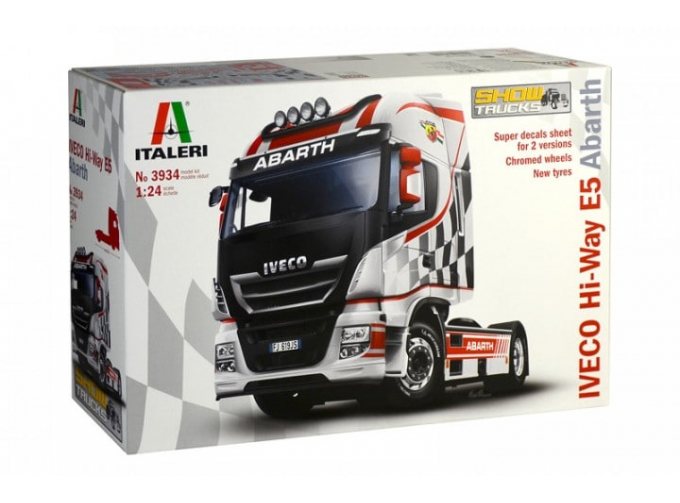 Сборная модель IVECO FIAT Stralis Hi-way Tractor Truck Abarth 2-assi 2010