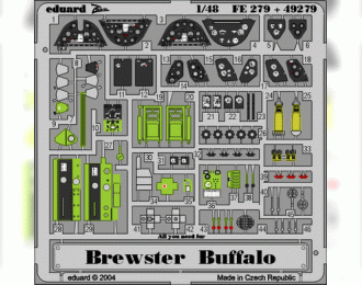 Цветное фототравление для Brewster Buffalo