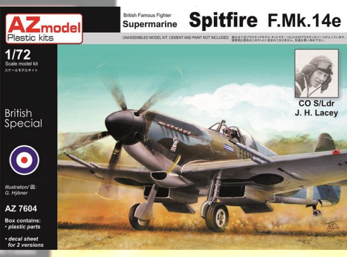 Сборная модель Spitfire F.Mk.14e J.H. Lacey