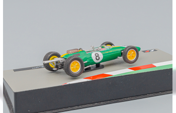 LOTUS F1 25 #8 World Champion Season 1963 Jim Clark, Green Yellow