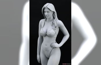 Сборная модель Фигурка девушки, Real Figure Collection No.24 “AMERICAN LOWRIDER GIRL" (Limited Edition)
