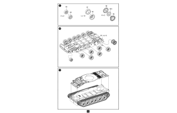 Сборная модель танк Т-80U Main Battle Tank