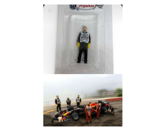 Фигурка маршала трассы в позе A / Track Oficial A