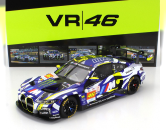 BMW 4-series M4 Gt3 Team Wrt №46 24h Le Mans (2024) Valentino Rossi - Maxime Martin - Ahmad Al Harthy, Blue White Black