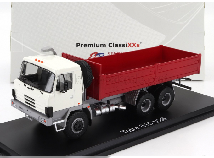 TATRA 815 V26 Truck 3-assi (1981), White Red