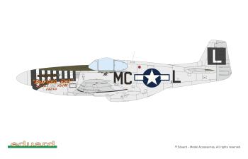 Сборная модель P-51B/C Mustang With Dorsal Fin