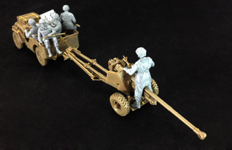 Сборная модель British 6 Pdr Anti-Tank Gun (Airborne) With 1/4 Ton Truck & Crew
