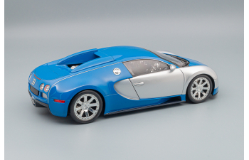 BUGATTI Veyron edition Centenaire 2009, chrome / blue