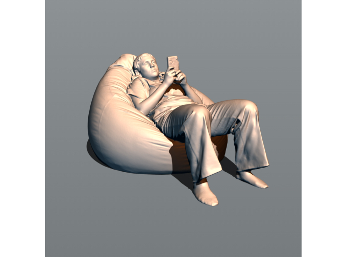 Фигурка Лара, неокрашенная