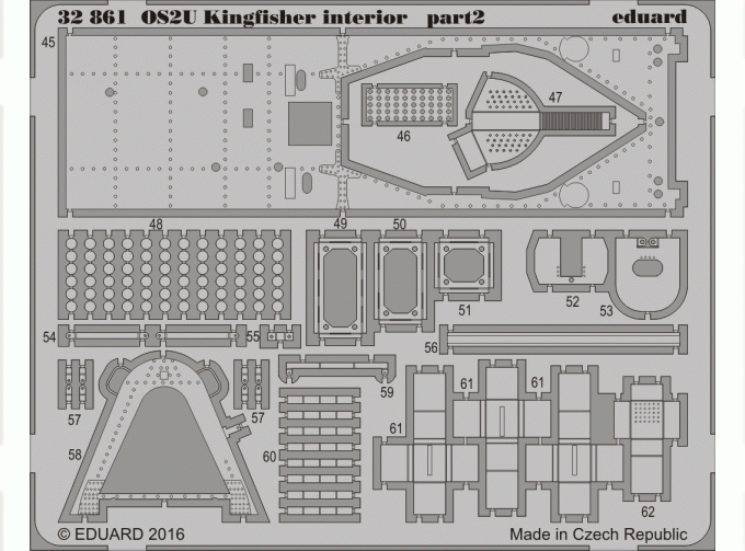 Фототравление для OS2U Kingfisher interior