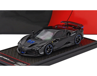 FERRARI Sf90 Xx Stradale (2024), Nero Ds - Black Light Blue