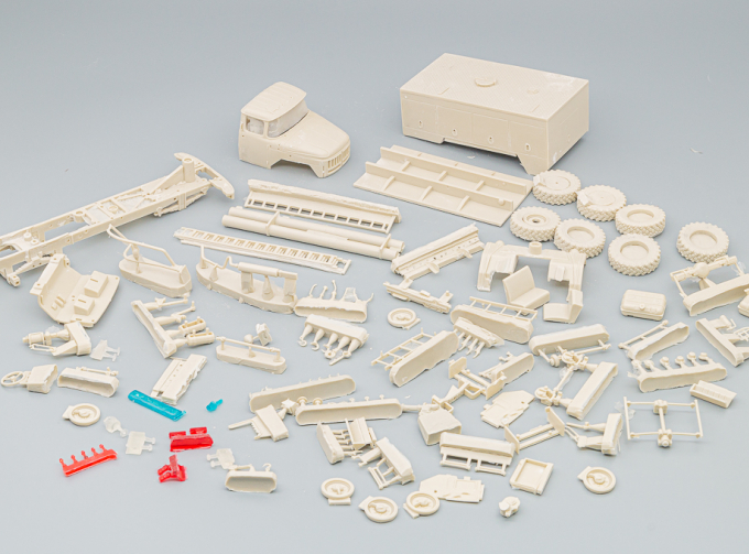 Сборная модель ЗИL-131 пожарный