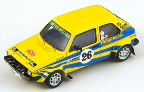 VOLKSWAGEN Golf GTI n.26 5th Monte Carlo Rally P.Eklund - H.Sylvan (1980), yellow