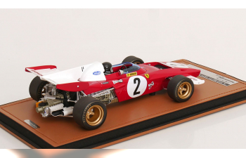 FERRARI F1 312b2 N 2 Zandvoort Gp (with Pilot Figure) (1971) Jacky Ickx - Con Vetrina - With Showcase, Red White