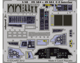 Цветное фототравление для C-2 interior S. A.