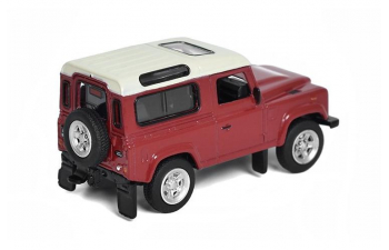 LAND ROVER Defender (1999), red/white