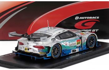 TOYOTA Supra Gr Team Lm Corsa Syntium Petronas №60 Gt300 Class Super Gt (2024) Hiroki Yoshimoto - Shunsuke Kohno, White