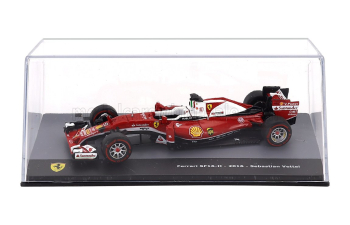 FERRARI F1 Sf16-h №5 Season (2016) Sebastian Vettel - Con Vetrina - With Showcase, Red White