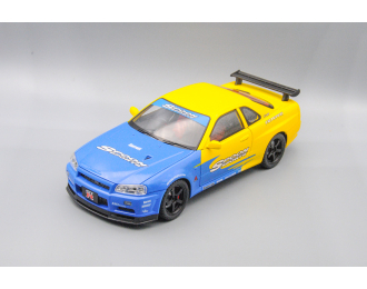 NISSAN Skyline GT-R, жёлтый, 26 см.