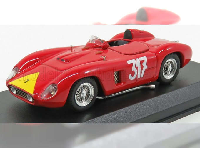 FERRARI 500tr Spider Ch.0610 N317 Giro Di Sicilia (1956) G.Starrabba, red yellow