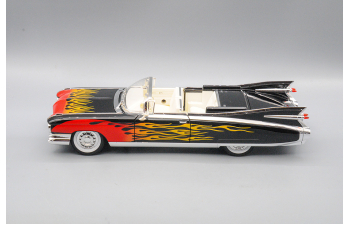 CADILLAC Eldorado 59 чёрный, пламя, 24 см.