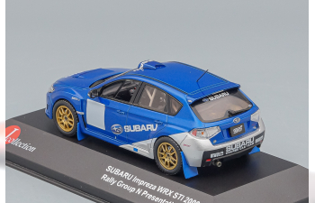 SUBARU Impreza WRX STI WRC liveries presentation car 2009, blue metallic