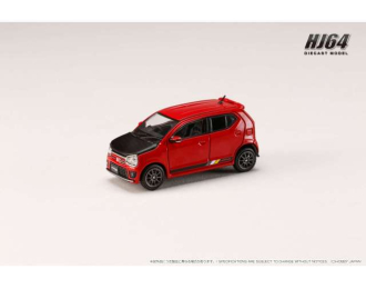 SUZUKI Alto Works (HA36A) CARBON BONNET Customized Versie, pure red