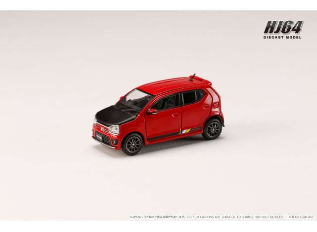 SUZUKI Alto Works (HA36A) CARBON BONNET Customized Versie, pure red