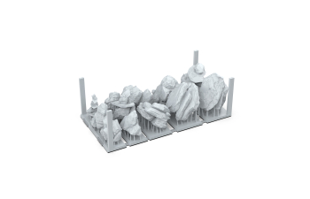 3D-печать BASING BITS Скалы и выступы / Rocks & Tors