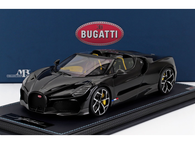 BUGATTI Mistral W16 (2023) - Con Vetrina - With Showcase, Black