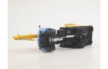 Автокран КС-3577 (5334), голубой / желтый