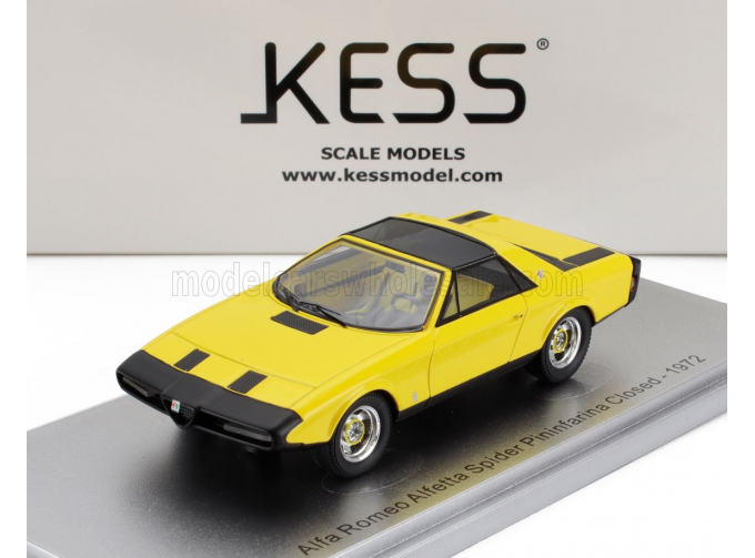 ALFA ROMEO Alfetta Spider Pininfarina Closed (1972), yellow