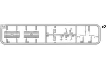 Сборная модель M3 Stuart Hybrid Military 1945