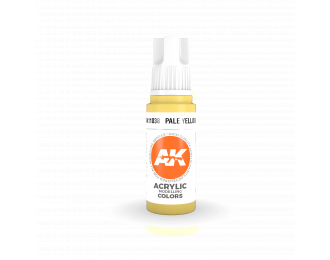 Краска акриловая 3rd Generation Pale Yellow 17ml