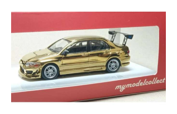 MITSUBISHI Evolution EVO VII, chrome gold