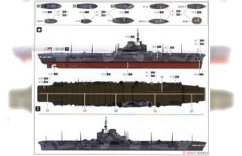 Сборная модель HMS Illustrious 1940