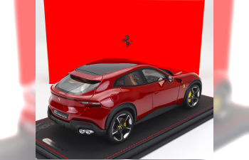 FERRARI Purosangue Suv (2022) - Con Vetrina - With Showcase, Rosso Mugello - Red Met