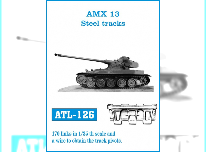 Atl-35-126 Amx 13 Steel tracks