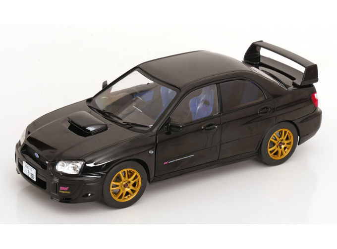 SUBARU Impreza WRX STI (2004), black